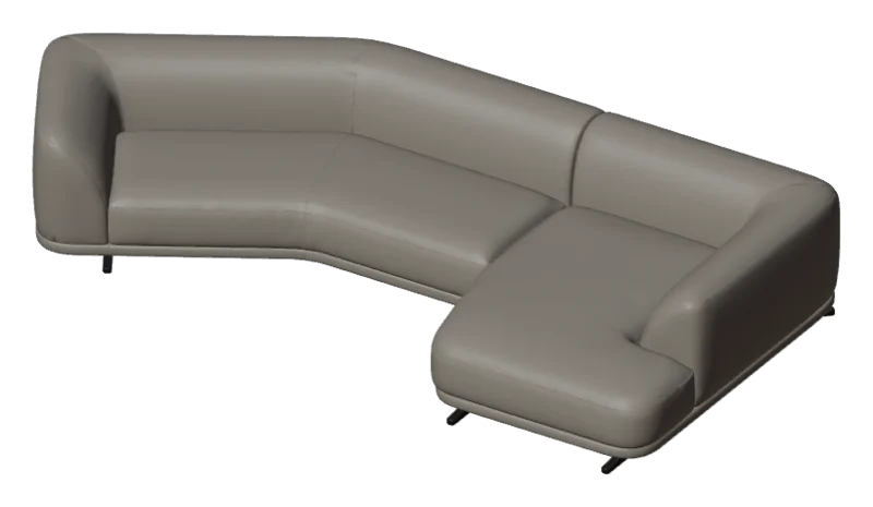 Preview of Composizione 2.1 · terminale inclinato SX + dormeuse DX